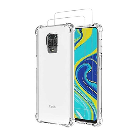 Stöttåligt Mobilskal Redmi Note 9 Pro - Transparent