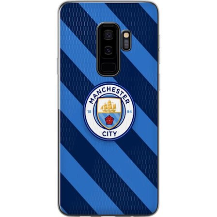 Kompatibelt Mobilskal till Samsung Samsung Galaxy S9+ Paris Saint-Germain klubbmärke med Eiffeltorn, blå cirkulär logotyp med röd mittlinje och de