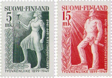 Finland 1949 - MICHEL 370-371 - Postfrisk