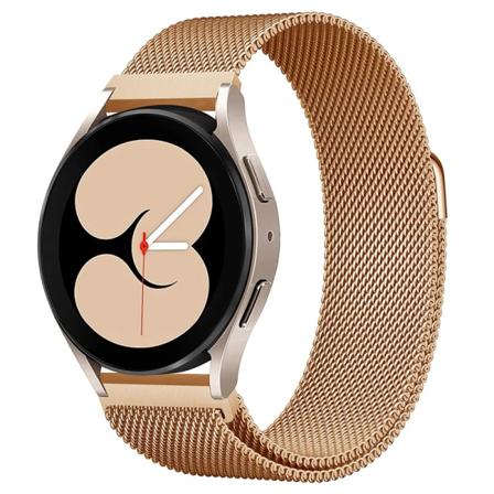 Milanese Loop For Samsung Galaxy watch 4/5/ pro/4 classic/Active 2/Gear S3-rem 20mm 22mm armband för huawei gt 3-2-2e-pro band 09 Rose gold Watch 