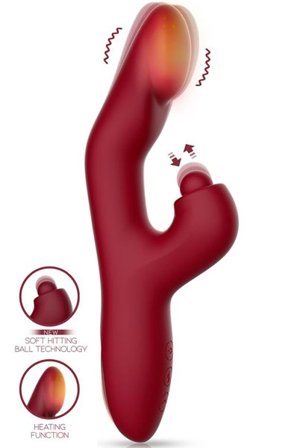Velter Weicher Klitoris-Stimulationsball mit Vibration & Wärme