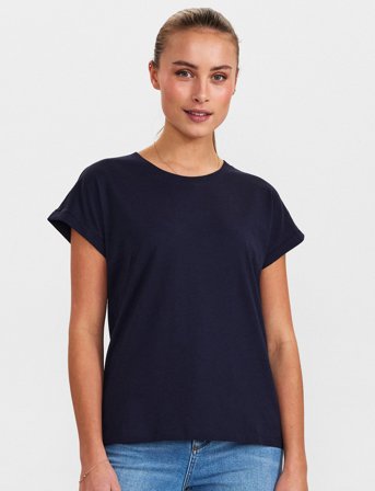 Nümph Nubeverly T-Shirt - Gots - Navy - XS