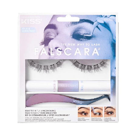Kiss Falscara Starter Kit Lösögonfransar & färgning Dam ONESIZE