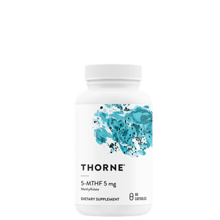 Thorne Research Inc. 5-MTHF Folsyra 5 mg 60 kapslar