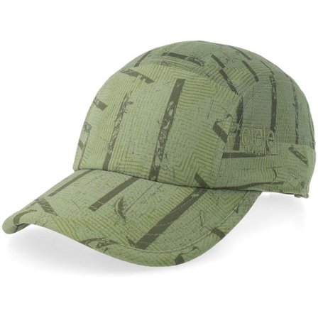 Ciele - Grön 5panel Keps - Gocapsc Field Alloverprint Boardwalk Toad 5-Panel @ Hatstore