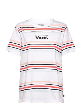 Fruit Party Stripe T-shirts & Tops Short-sleeved Hvit VANS*Betinget Tilbud