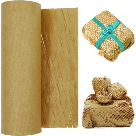 30cm*50m Kraft-pakkauspaperi Hunajakenno, Ympäristöystävällinen Kraft