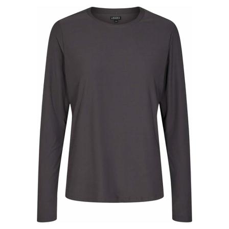 Liberté Alma Straight T-shirt LS Grå, Dame Langærmet, Størrelse: Xl/2Xl