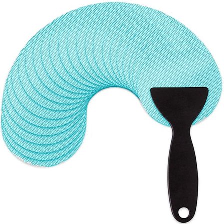 Blå skridsikre badekar-klistermærker til badeværelse, brusebad og bademåtte