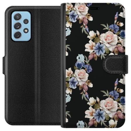 Samsung Galaxy A52 5G Tegnebogsetui Blomster
