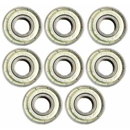 8 stk. 608ZZ (ABEC11) Rustfrit Stål Forseglede Rullelejer