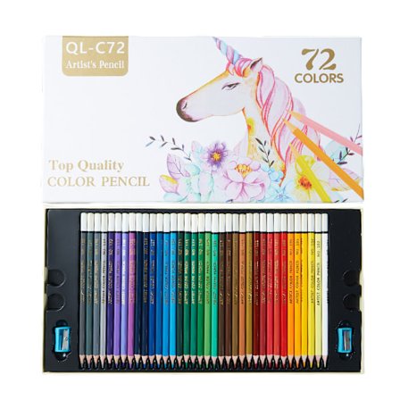 72 oljebaserade färgpennor