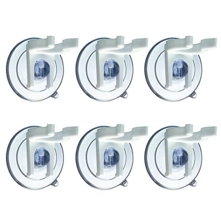 8 stk. dekorative stearinlyslykter vindu sugekopp klemmer elektriske stearinlys holder LED stearinlys lysholder vindu stearinlys klips