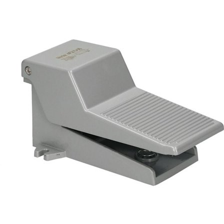 för 1/4" pneumatisk fotpedalventil 5-vägs 2-läges pneumatisk luftflödeskontroll fotpedalventil direktverkande (Grå 5-vägs 2-läges)