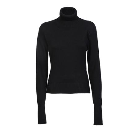 MM6 Maison Margiela, Turtlenecks Czarny, Kobieta, Rozmiar: M
