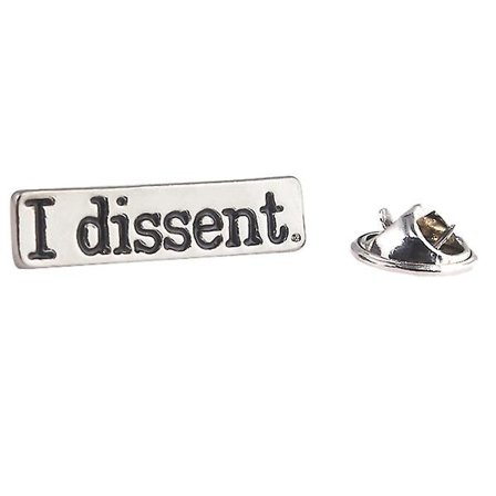 1st Party Favors Gift Ruth Bader Ginsburg Pin Metal Lapel Pin Dissenter Emalj Pin