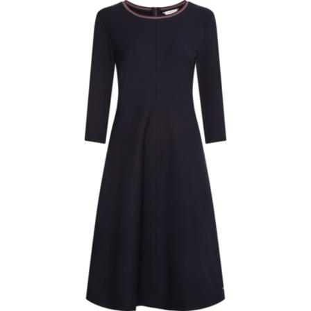 Tommy Hilfiger Midi Kjole Blå, Dame