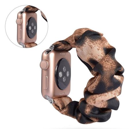 Apple Watch Series 5 40mm cool trasa mönster klockarmband - Light brun leopard