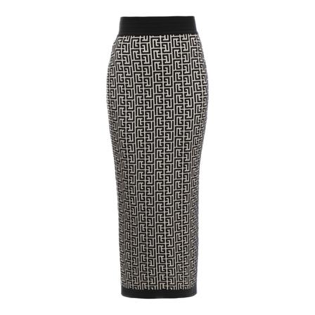 Balmain Midi Skirts svart, Dam, Dam, Storlek: S