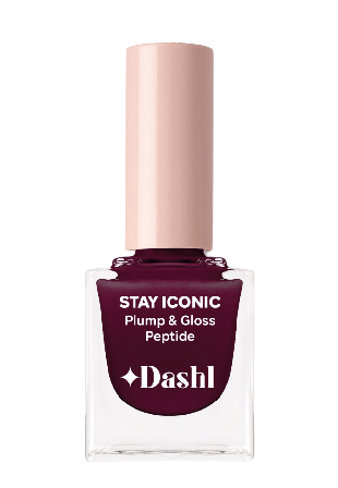DASHL Stay Iconic Plump & Gloss Peptide Nagellack Unisex Röd 10ML