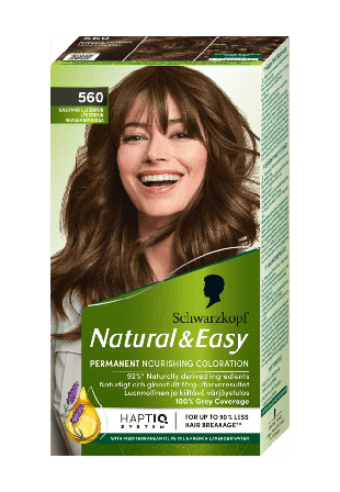 Schwarzkopf Natural & Easy 560 Kashmir Ljusbrun Hårfärg Unisex Brun 142,5 ML