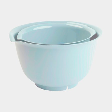 Cuencos set Nordiska Plast, turquesa mate, 1.5/2.75 litros, 2 piezas
