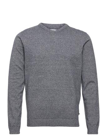 Jjebasic Knit V-Neck Noos Strikkegenser V-krage Grå Jack & J S