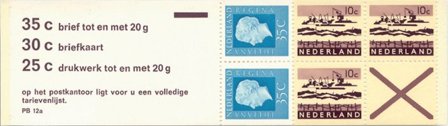 Holland 1972 - Frimærkehæfte NVPH PB12 - Postfrisk
