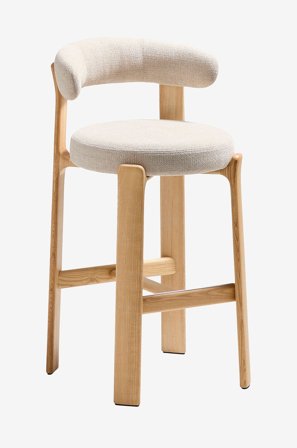 Kave Home - Matstol - granit - Beige - Stolar - Från Homeroom