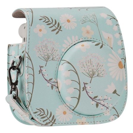 Kameraveske for Instax Mini 11/Mini 9 Instant Film Camera (Blomst)