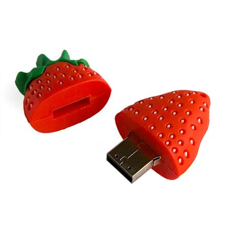 USB-nøgle 32 GB - Jordbær