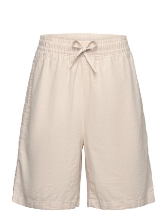 GANT Cotton Linen Shorts Beige