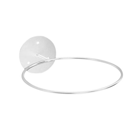 Multifunktionell fotbollskorg display hylla bollhållare vit