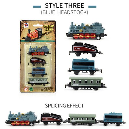 Klassisk Legering Retro Damp Simuleret Samling Tog Model Børn Legetøj Gaver Ny