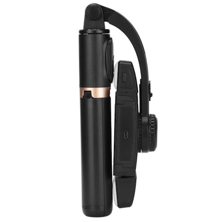 Q08d Bluetooth Selfie Stick Tripod LED Dubbel Fyllningsljus Trådlös Multifunktionell Selfie Stick med Fjärrkontroll för Android
