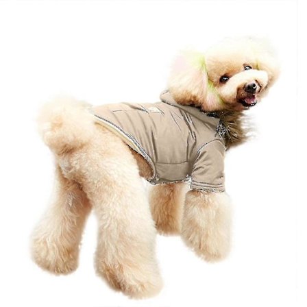 Katt Hund Dunjakke Hoodie Frakk Kjæledyr Klær Varm Klær For Små Hunder Vinter