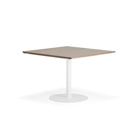 Iläggsskiva METRIC, 1000X1000x720 mm, vit/valnöt