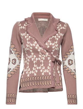 Anya Short Cardigan Neuletakki Vaaleanpunainen ODD MOLLY
