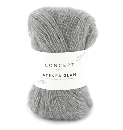 Katia Atenea-Glam Grå-Silver 101, 25g