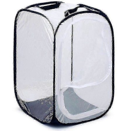 Sammenklappeligt insekt- og sommerfuglehabitatnetbur 60*60*90 cm