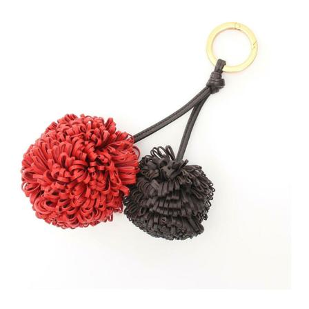 Bottega Veneta Vintage, Pre-owned Key Chain Rood, Dames, Maat:ONE Size