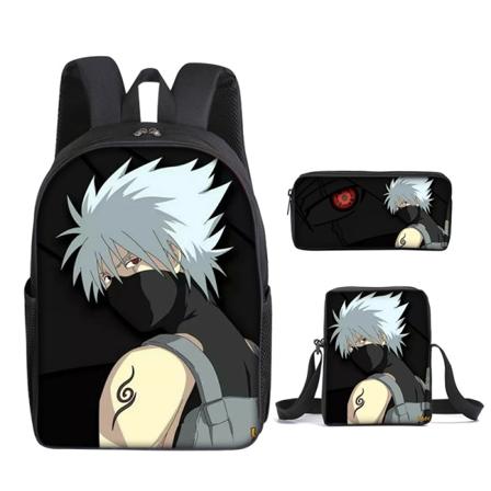 Naruto Studenter Skole Taske Tre-delt 44*28*13cm