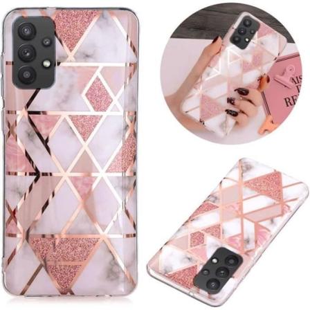 Etui til Samsung Galaxy A52 4G-5G A52s 5G Beskyttelse Slank Letvægts Blød Stødsikker Pink Rosa