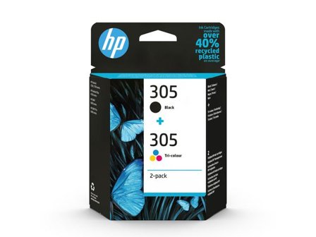 HP Bläckpatron 305 Svart+Färg 2/fp - Lyreco - Toner och bläck - Bläckpatroner - Bläckpatroner HP