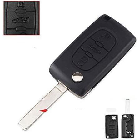3Button VA2 BLADE -CE0526 Fjernkontrollnøkkelskall for 207 307 308 407 60