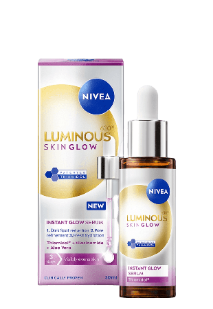 NIVEA Serum Luminous630 Skin Glow Instant 30 ml & specialbehandling Dam
