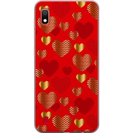 Kompatibel Mobilcover til Samsung Samsung Galaxy A10 GoldenHearts