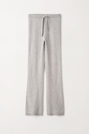 Soft Goat - Flared Pants - Kinder-Kaschmirhose - 134/140 - Light Grey
