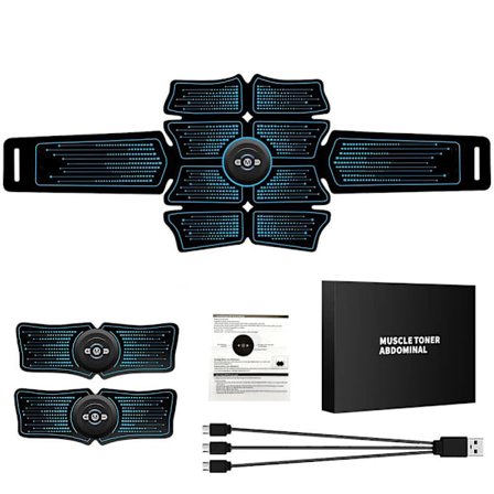 EMS magmuskelstimulator Hemgym Total fitness Träningsutrustning Muskler Presssimulator Muskelträningsapparat