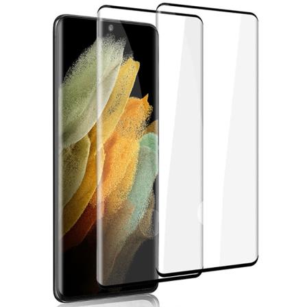 Skärmskydd i härdat glas stödjer fingeravtrycksupplåsning 3-pack Samsung Galaxy S23 Ultra